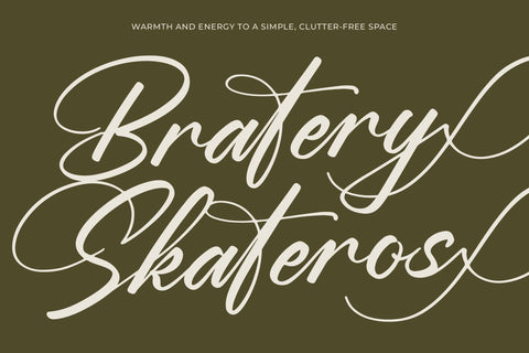 Yeliska Dasmithe - Stylish Calligraphy Font Font Letterena Studios 