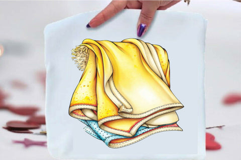 Yellow Beach Vacation Clipart Bundle. Sublimation SVGArt 