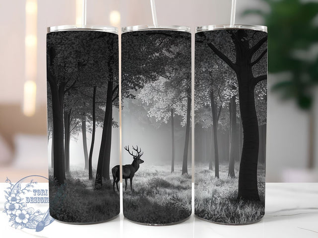 Yellowstone Scenic Deer Tumbler, Wildlife Tumbler Design, Scenic Deer Wrap, National Park Wrap, Artistic Nature Wrap, Sublimation Design, Trendy Gift Idea Sublimation ToriDesigns 