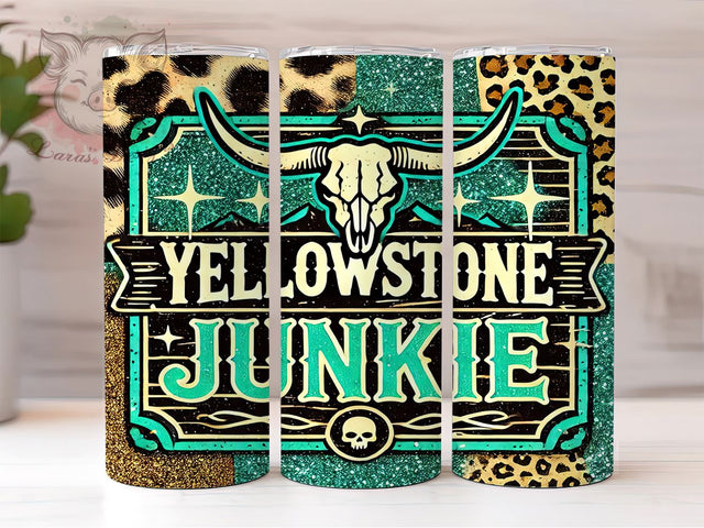 Yellowstone Western 20oz Tumbler, Western Style Drinkware, 20oz Sublimation, Cowboy Gift, Outdoor Lover, Rustic Decor, Custom Tumblers Sublimation Lara' s Designs 