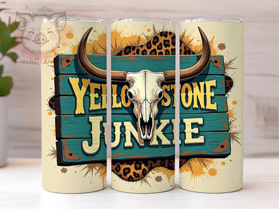 Yellowstone Western 20oz Tumbler, Western Style Drinkware, 20oz Sublimation, Cowboy Gift, Outdoor Lover, Rustic Decor, Custom Tumblers Sublimation Lara' s Designs 
