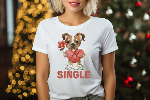 Yep Still Single | Anti Valentine Sublimation Sublimation CraftLabSVG 