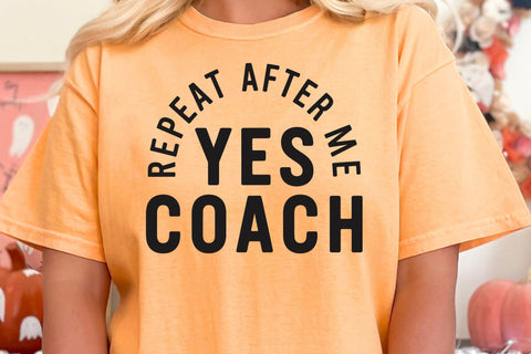 Yes Coach SVG, Sports Teacher Design SVG DesignDestine 