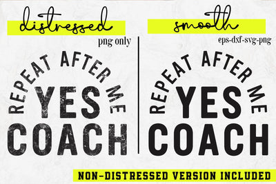Yes Coach SVG, Sports Teacher Design SVG DesignDestine 