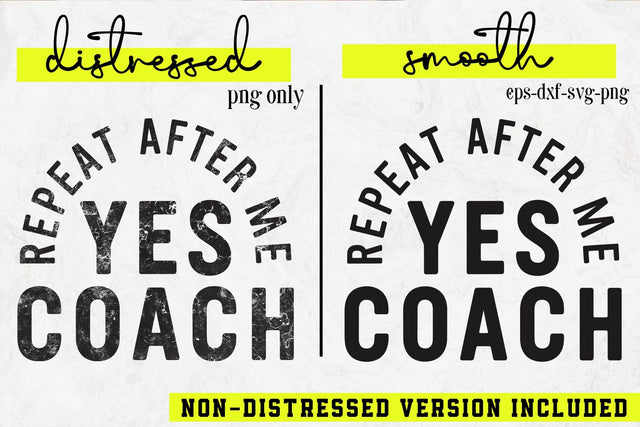 Yes Coach SVG, Sports Teacher Design SVG DesignDestine 