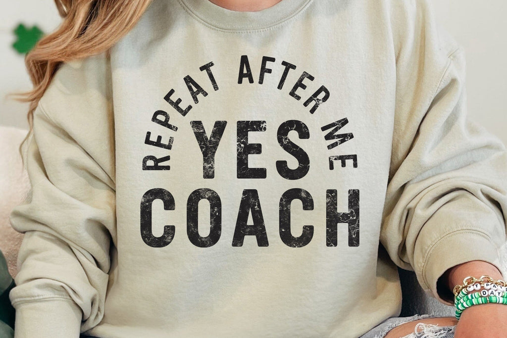 Yes Coach SVG, Sports Teacher Design - So Fontsy