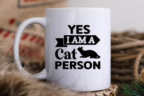 Yes I am a Cat Person-01 SVG Angelina750 