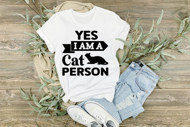 Yes I am a Cat Person-01 SVG Angelina750 
