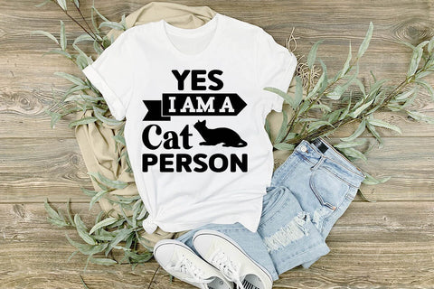 Yes I am a Cat Person-01 SVG Angelina750 