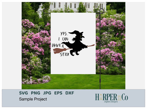 Yes I Can Drive a Stick SVG PNG Cut EPS File SVG HarperNCo 