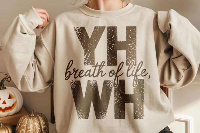 YHWH Breath of Life SVG, Valentine's Day Christian Design SVG DesignDestine 