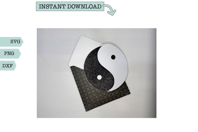 Yin and Yang Greeting Card SVG Sharia Morton Designs 