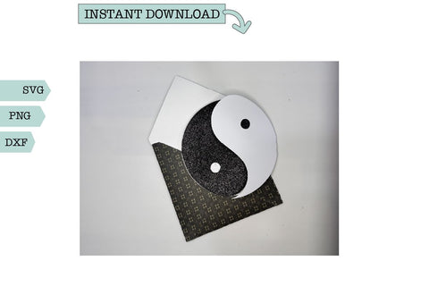 Yin and Yang Greeting Card SVG Sharia Morton Designs 