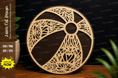 Yin Yang Abstract Art laser cut svg File SVG Regulrcrative 