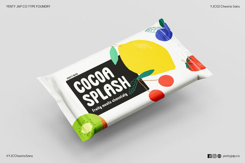 YJC Cheerio Sans Font - a quirky, hand-drawn font Font Yenty Jap Creative 