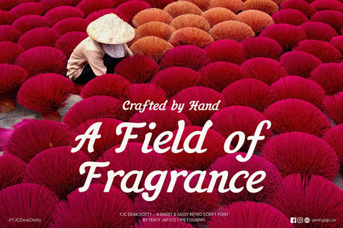 YJC Dear Dotty - A bold script-inspired display font crafted with character & versatility Font Yenty Jap Creative 