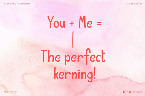 YJC Jollybean Font - Playful Handwritten Font for Crafts, Logos & Invitations Font Yenty Jap Creative 