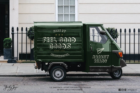 YJC Snapstack - A Playful 3D Cartoon Font Font Yenty Jap Creative 