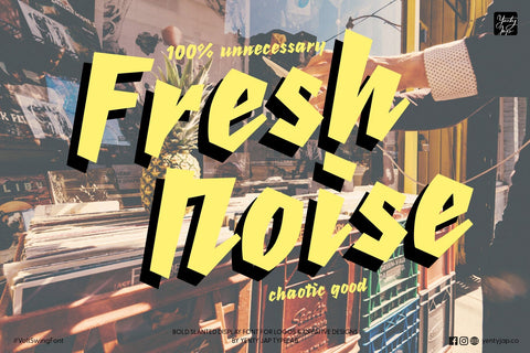 YJC Volt Swing – Bold Slanted Display Font for Logos & Creative Designs Font Yenty Jap Creative 