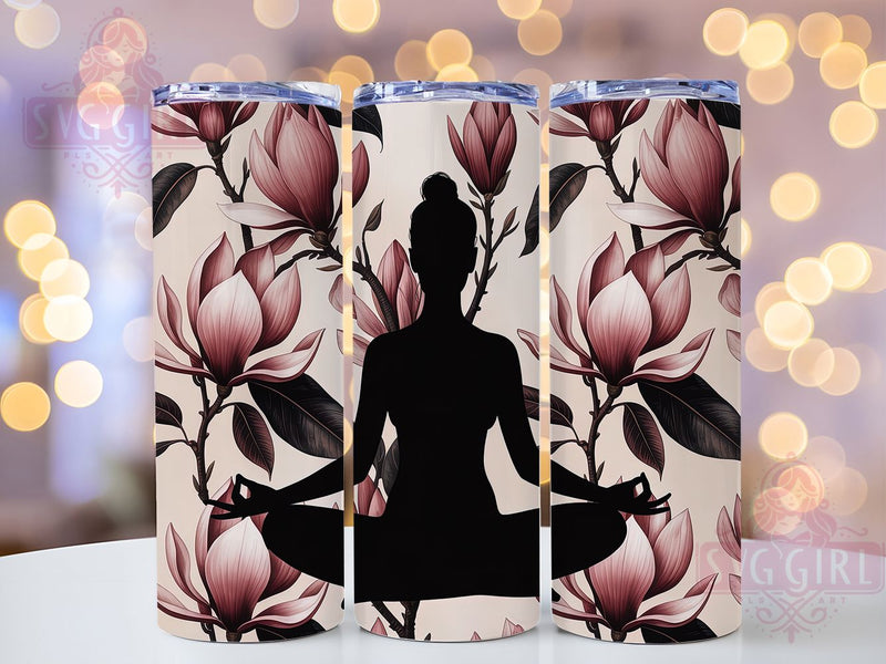 Yoga Instructor Wellness Coach Tumbler, Wellness Coach Cup, Mindful Teaching Wrap, 20Oz Sublimation Tumbler, Fitness Mentor Gift, Spiritual Teacher Design, Inspiring Yoga Cup Sublimation SvggirlplusArt 