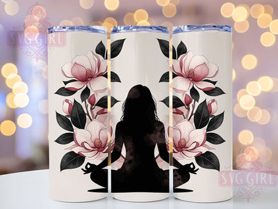 Yoga Instructor Wellness Coach Tumbler, Wellness Coach Cup, Mindful Teaching Wrap, 20Oz Sublimation Tumbler, Fitness Mentor Gift, Spiritual Teacher Design, Inspiring Yoga Cup Sublimation SvggirlplusArt 