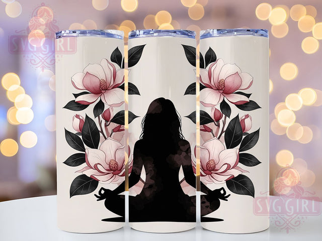 Yoga Instructor Wellness Coach Tumbler, Wellness Coach Cup, Mindful Teaching Wrap, 20Oz Sublimation Tumbler, Fitness Mentor Gift, Spiritual Teacher Design, Inspiring Yoga Cup Sublimation SvggirlplusArt 