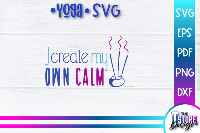 Yoga Quotes SVG Design | Sport SVG | Meditation Quotes | SVG File v.1 SVG The T Store Design 