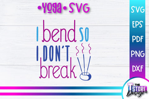 Yoga Quotes SVG Design | Sport SVG | Meditation Quotes | SVG File v.1 SVG The T Store Design 