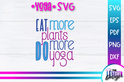 Yoga Quotes SVG Design | Sport SVG | Meditation Quotes | SVG File v.1 SVG The T Store Design 