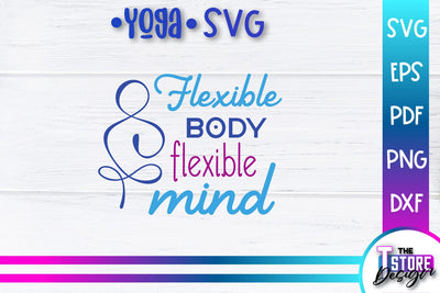 Yoga Quotes SVG Design | Sport SVG | Meditation Quotes | SVG File v.1 SVG The T Store Design 
