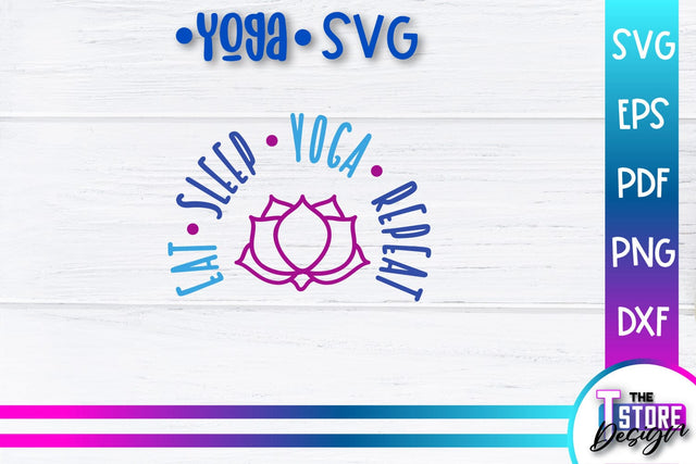 Yoga Quotes SVG Design | Sport SVG | Meditation Quotes | SVG File v.1 SVG The T Store Design 