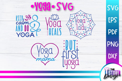 Yoga Quotes SVG Design | Sport SVG | Meditation Quotes | SVG File v.1 SVG The T Store Design 