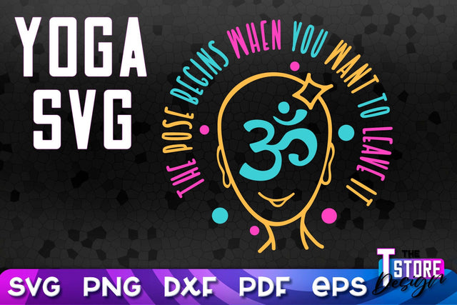 Yoga Quotes SVG Design | Sport SVG | Meditation Quotes | SVG File v.2 SVG The T Store Design 