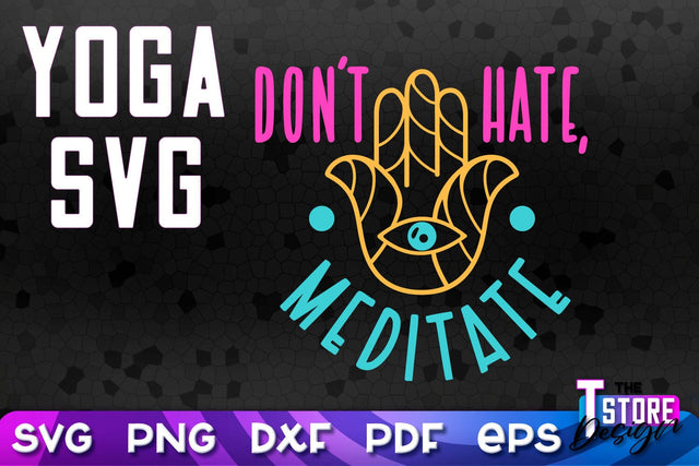 Yoga Quotes SVG Design | Sport SVG | Meditation Quotes | SVG File v.2 SVG The T Store Design 