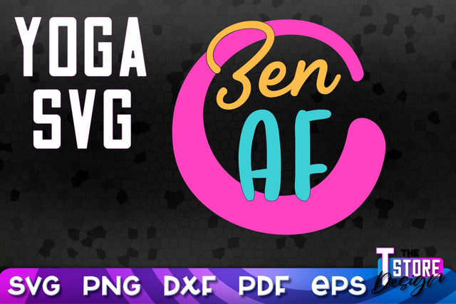 Yoga Quotes SVG Design | Sport SVG | Meditation Quotes | SVG File v.2 SVG The T Store Design 