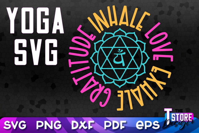 Yoga Quotes SVG Design | Sport SVG | Meditation Quotes | SVG File v.2 SVG The T Store Design 