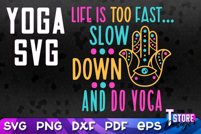 Yoga Quotes SVG Design | Sport SVG | Meditation Quotes | SVG File v.2 SVG The T Store Design 