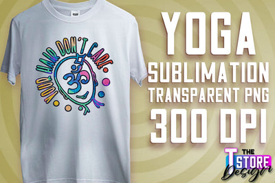 Yoga Sublimation | T-Shirt Design | PNG File v.2 Sublimation The T Store Design 