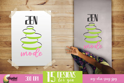 Yoga SVG. Meditation. Yoga Quote SVG SVG Evgenyia Guschina 