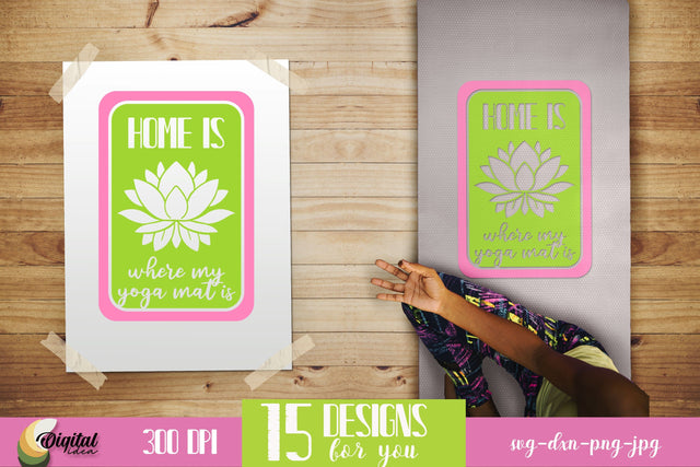 Yoga SVG. Meditation. Yoga Quote SVG SVG Evgenyia Guschina 