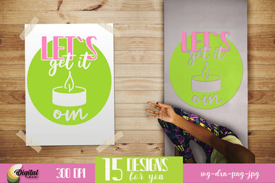 Yoga SVG. Meditation. Yoga Quote SVG SVG Evgenyia Guschina 