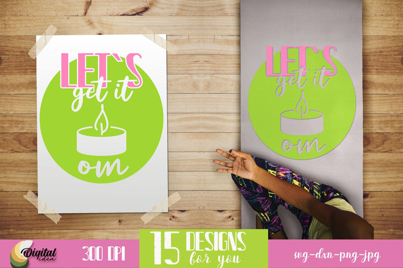 Yoga SVG. Meditation. Yoga Quote SVG SVG Evgenyia Guschina 