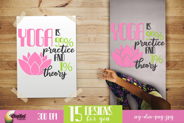 Yoga SVG. Meditation. Yoga Quote SVG SVG Evgenyia Guschina 