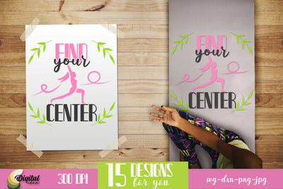 Yoga SVG. Meditation. Yoga Quote SVG SVG Evgenyia Guschina 