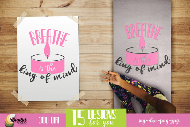 Yoga SVG. Meditation. Yoga Quote SVG SVG Evgenyia Guschina 