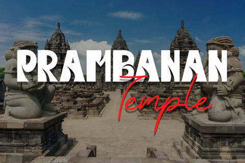 Yogyakarta Indonesia Font Prasetya Letter 