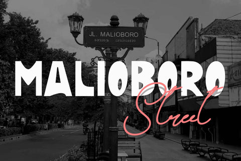 Yogyakarta Paradise Font Prasetya Letter 