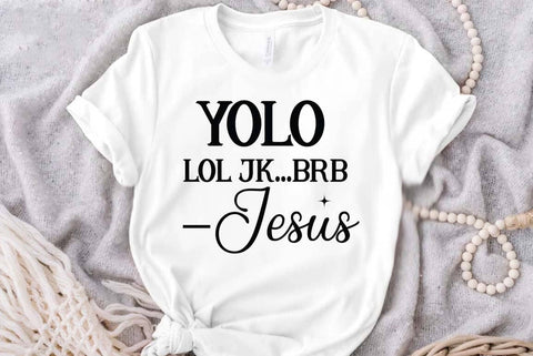 YOLO Jesus SVG PNG, Easter Quote Design SVG FiveStarCrafting 