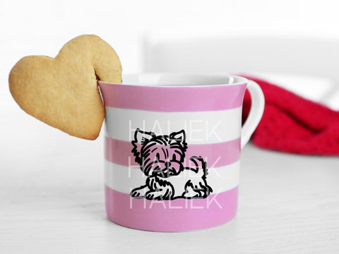 Yorkshire Terrier SVG Design Set SVG HalieKStudio 