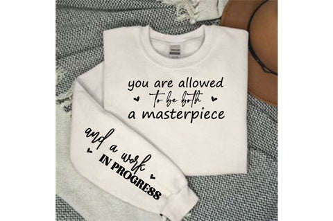 you are allowed to be both a masterpiece, Sleeve SVG Bundle, Sleeve svg, SVG Quotes SVG farhad farhad 